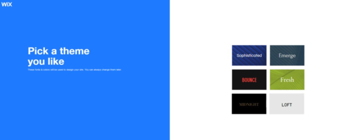 Setting up a website-Wix-2